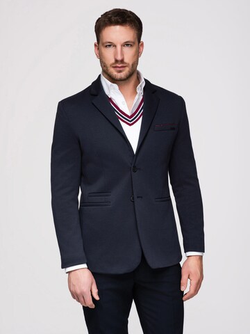 Ombre Slim fit Business-colbert in Blauw: voorkant