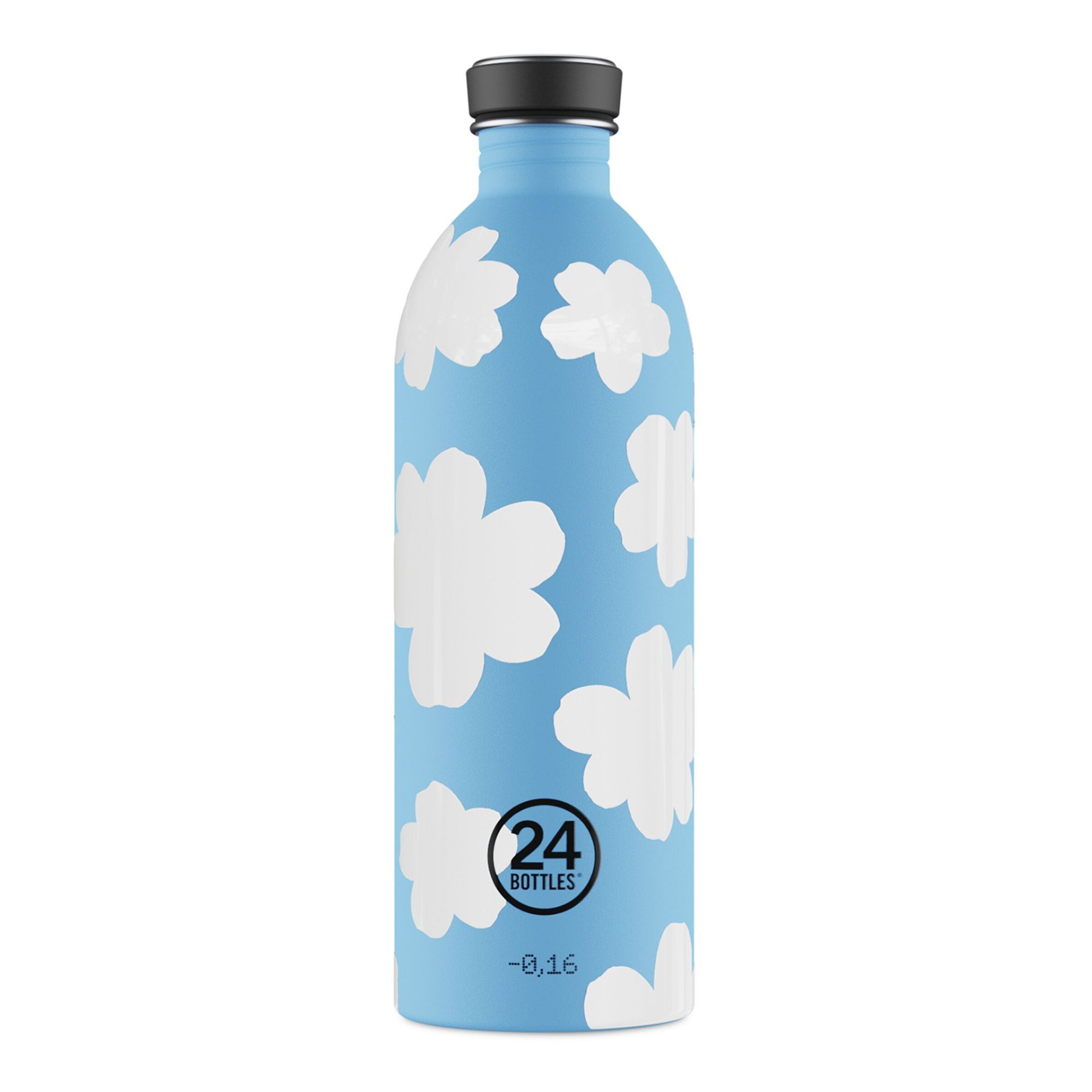 24Bottles Drinkfles 'Urban' in Blauw: voorkant