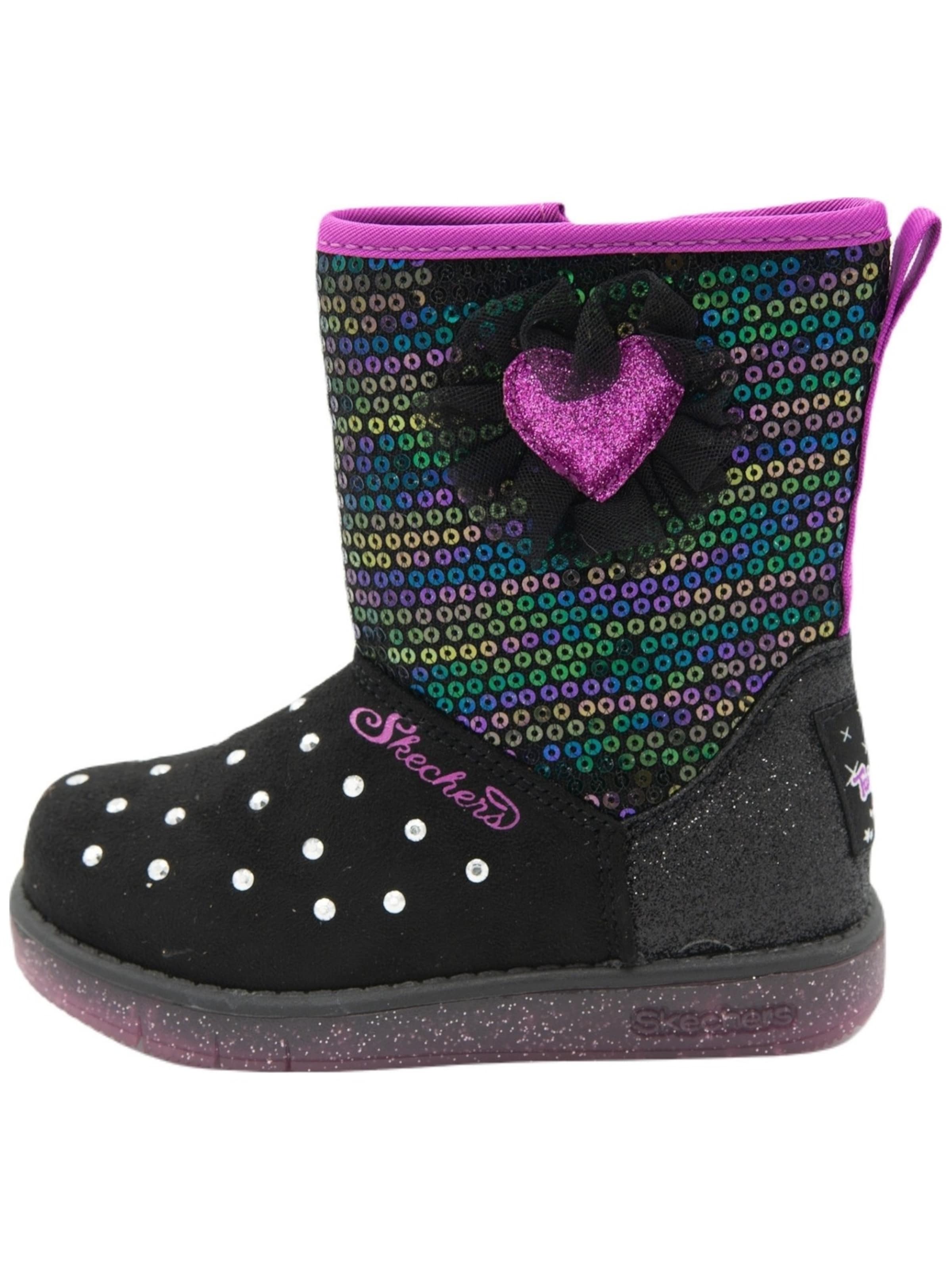 Boots 'Skechers Twinkle Toes Glitzy Glam' di SKECHERS in nero: frontale