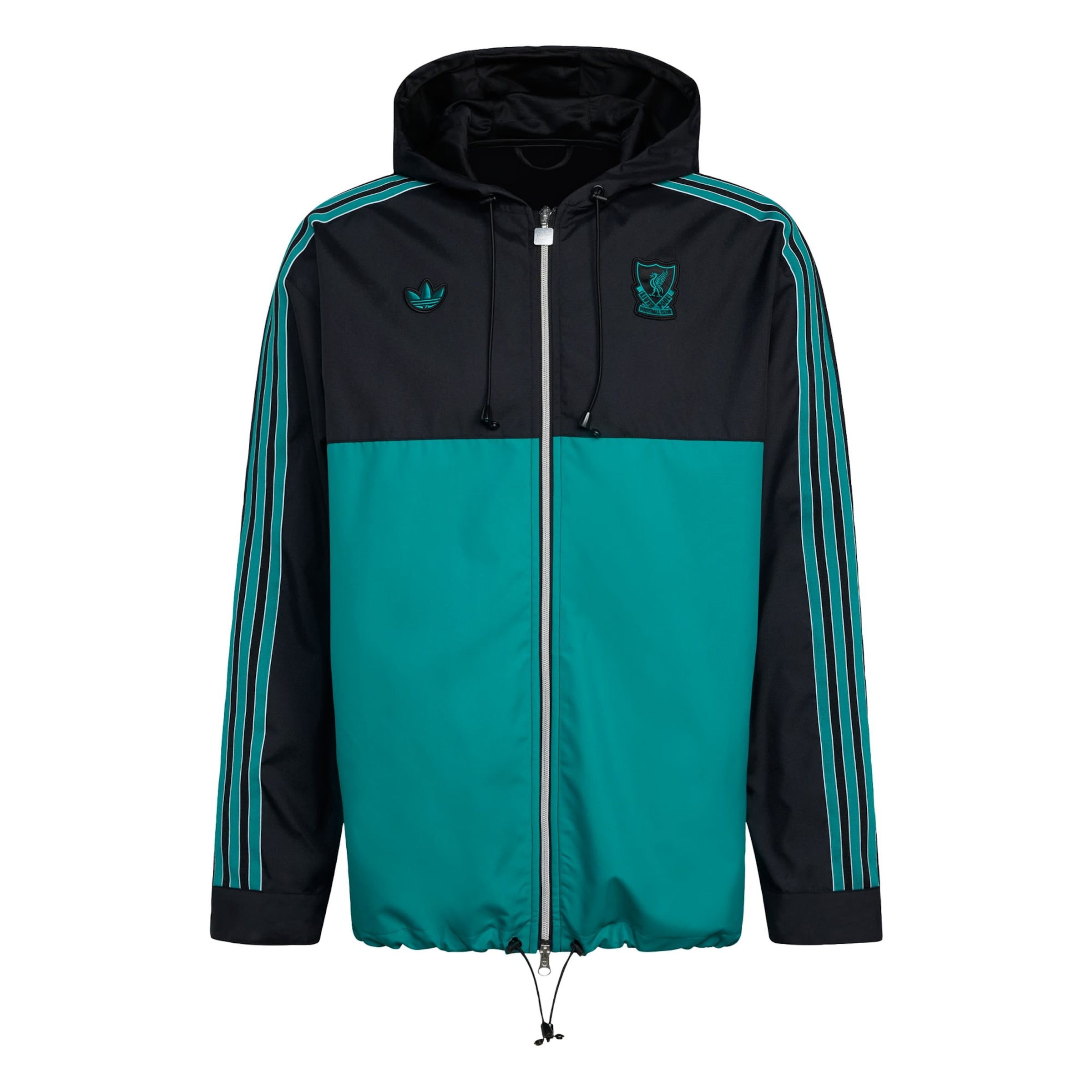 ADIDAS ORIGINALS Sports jacket 'Liverpool FC Terrace Icons' in Petrol / Black, Item view