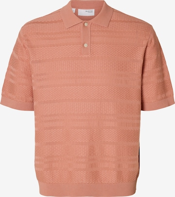Pull-over 'SLHFoam' SELECTED en rose : devant