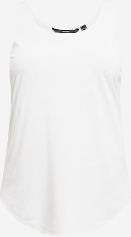 Vero Moda Curve Top 'LUA' in White: front