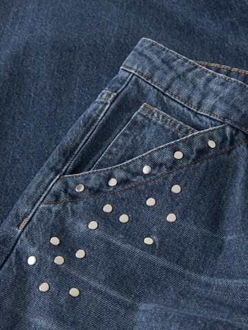 LMTD Wide leg Jeans in Blauw