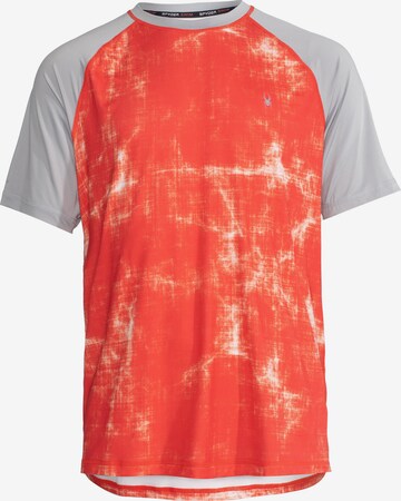 Spyder Functioneel shirt in Rood: voorkant