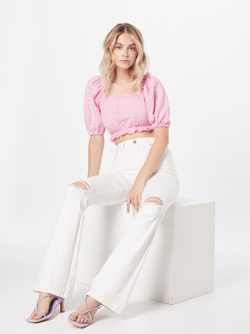 Chemisier Gina Tricot en rose