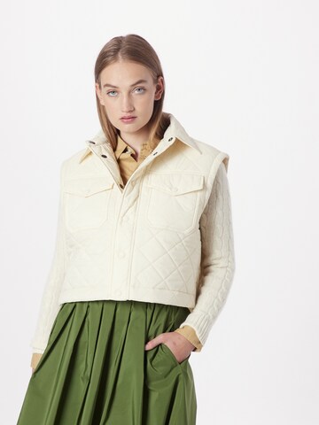 Gilet Polo Ralph Lauren en beige : devant