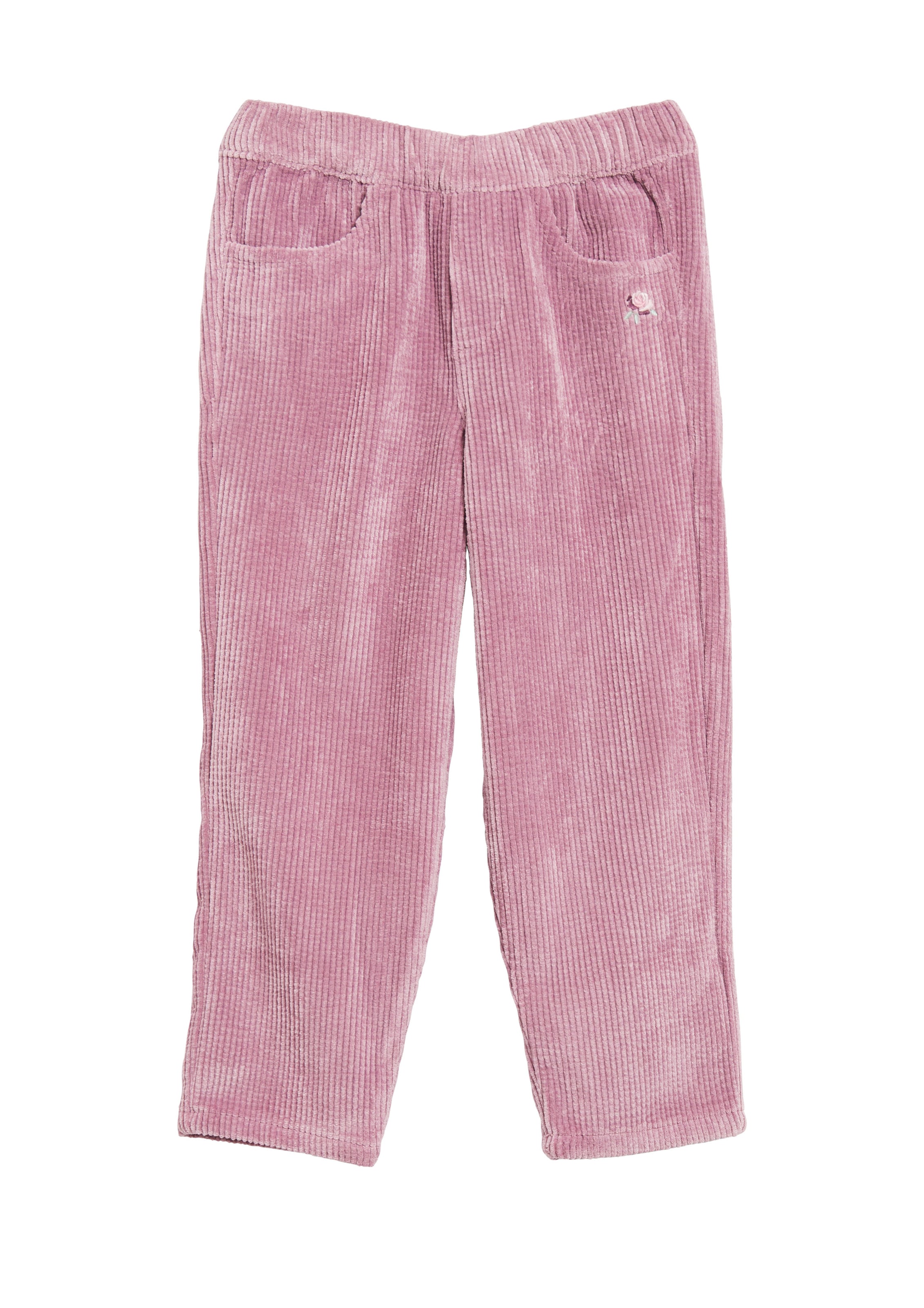 s.Oliver Tapered Broek 'Toni' in Roze: voorkant
