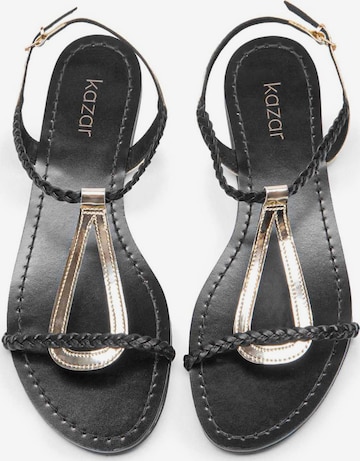 Kazar Sandalen met riem in Goud