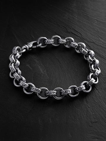 REYTEL Armband 'INVICTA'‌‌ in Silber: Vorderseite