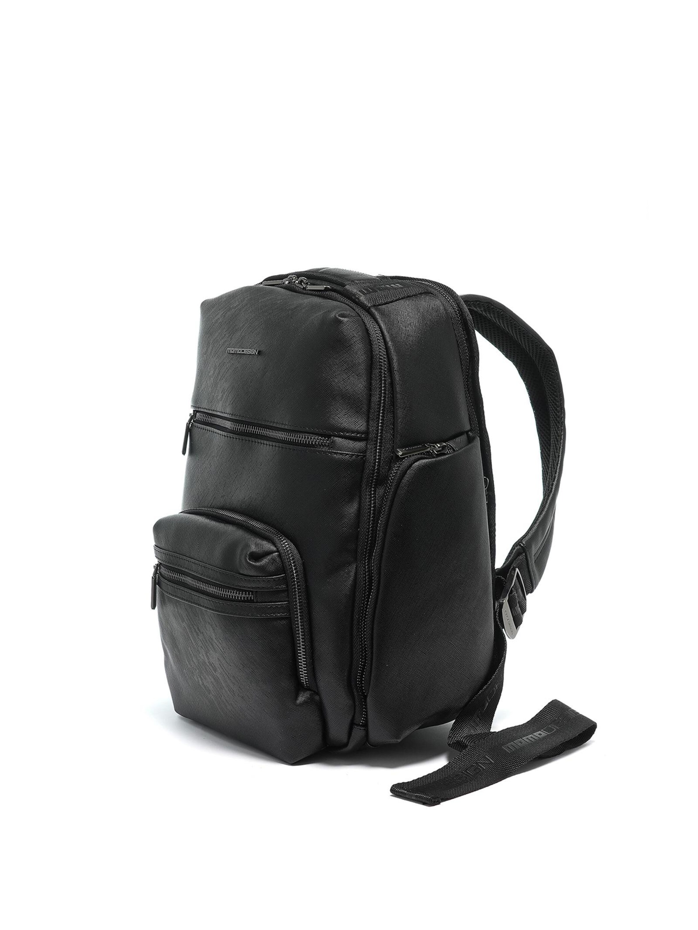 Zaino 'Zaino Momo Design poliestere con zip e tasche organizzate 36x37x21 cm' di Momo Design in nero