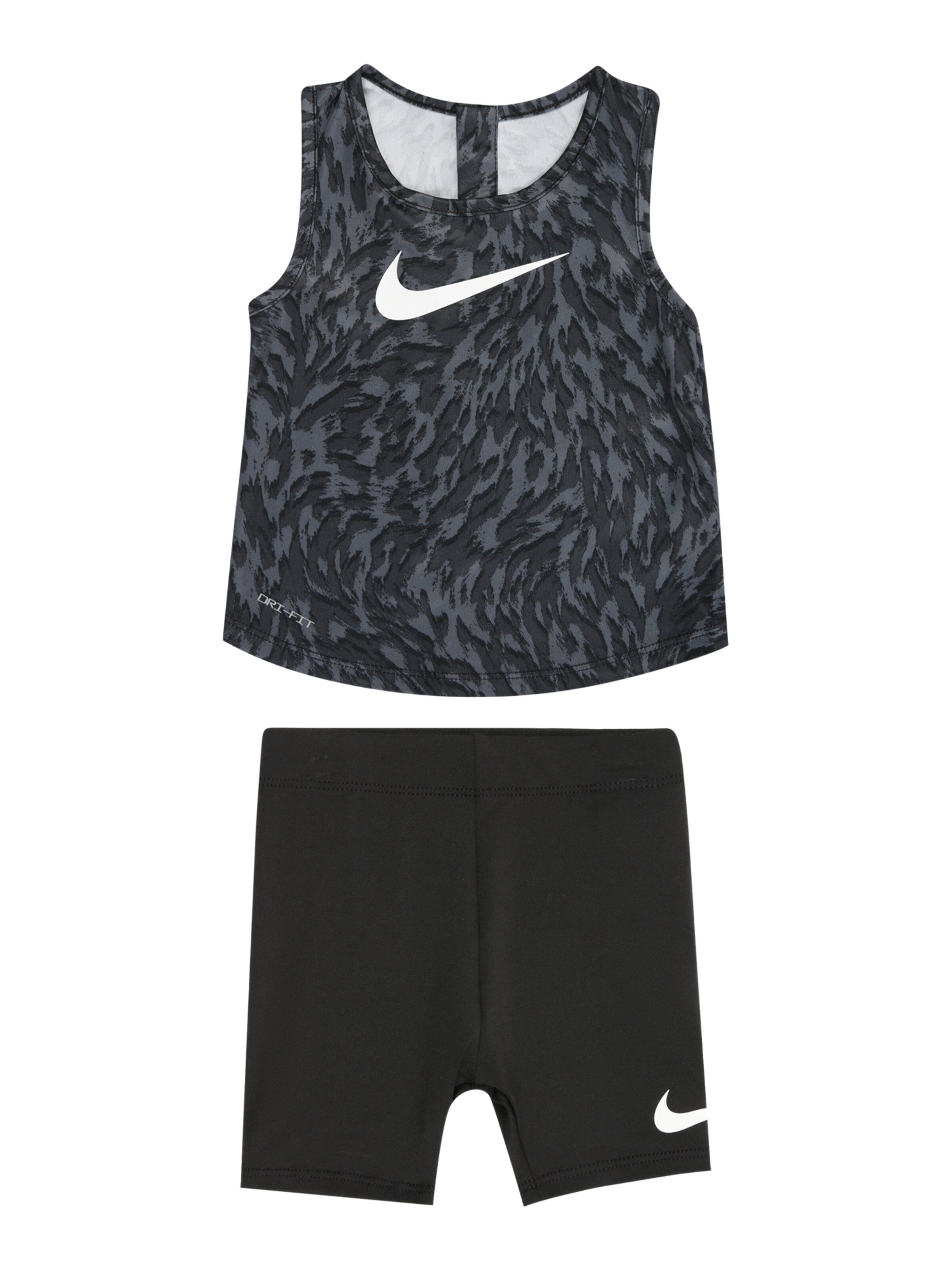 Nike Sportswear Set in Schwarz: Vorderseite