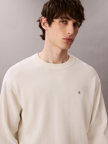 Pull-over 'ESY' Calvin Klein Jeans en blanc