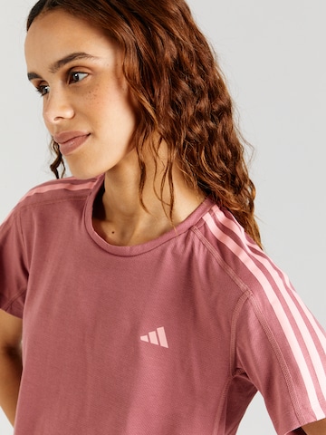 ADIDAS PERFORMANCE - Camisa funcionais 'Own the Run' em rosa