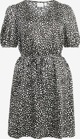 VILA Φόρεμα 'Paper' σε μαύρο: μπροστά