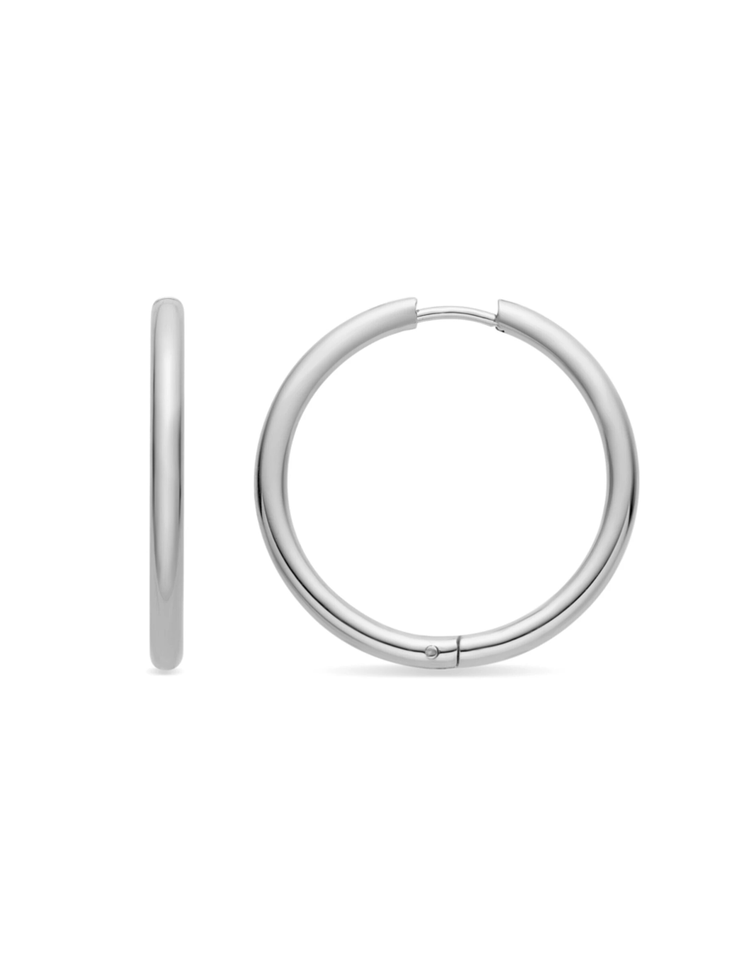 LUXBYLUX Earrings in Silver: front