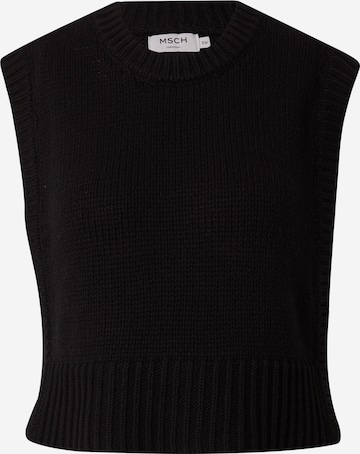 Pull-over 'Leatrice Peony' MSCH COPENHAGEN en noir : devant