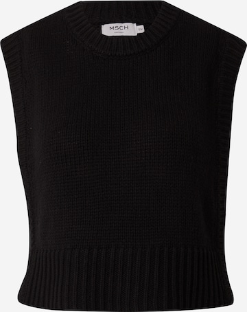 MOSS COPENHAGEN Sweater 'Leatrice Peony' in Black: front