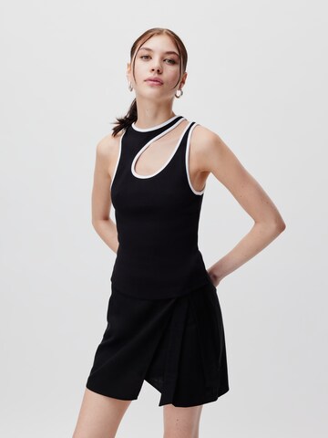 LeGer by Lena Gercke - Top 'Beyond' en negro: frente