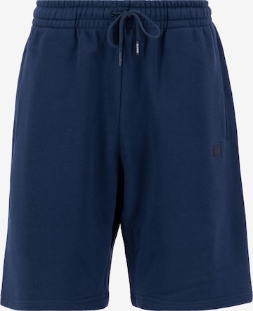 ALPHA INDUSTRIES Regular Trousers in Blue: front