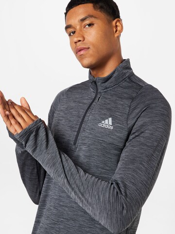Hanorac sport 'Run Icons 3-Bar Warm ' de la ADIDAS SPORTSWEAR pe negru