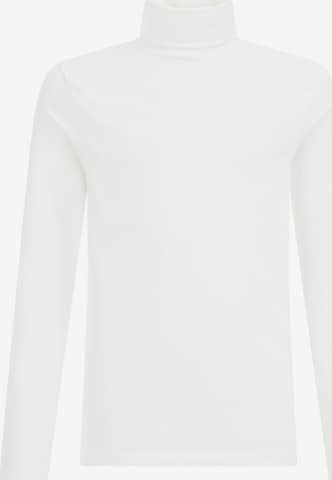 T-Shirt WE Fashion en blanc : devant