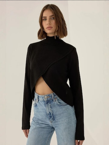 Pull-over Hiccup en noir : devant