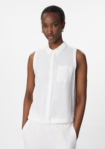 comma casual identity Bluse in Weiß: Vorderseite