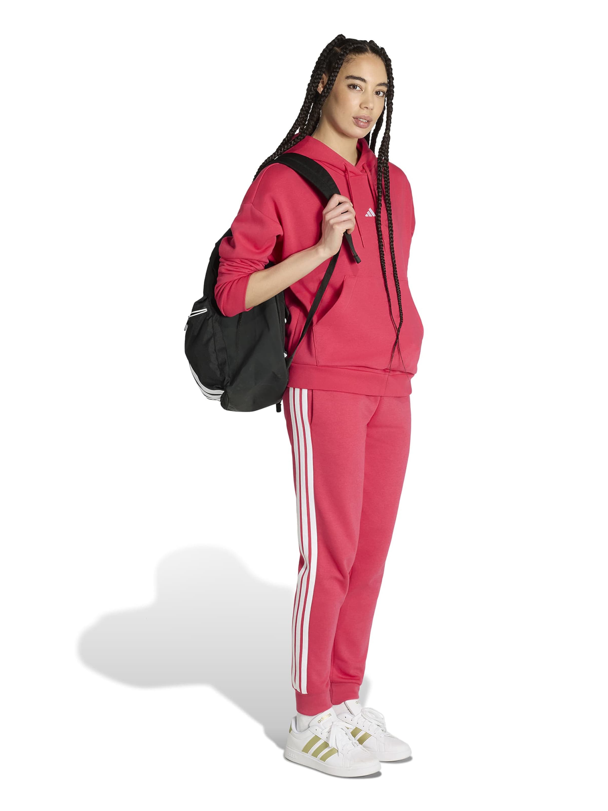 ADIDAS SPORTSWEAR Αθλητική μπλούζα φούτερ 'Essentials' σε ροζ