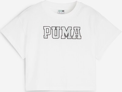 PUMA Majica u crna / srebro / bijela, Pregled proizvoda