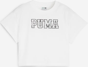 T-Shirt PUMA en blanc : devant