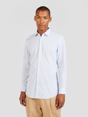 HUGO Slim Fit Hemd 'Kenno' in Blau: Vorderseite
