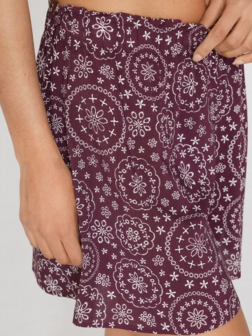 Tezenis Wide leg Pants in Purple