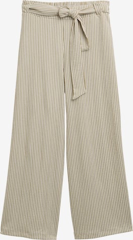 TOM TAILOR DENIM Wide leg Broek in Groen: voorkant