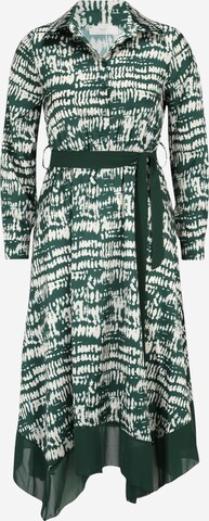 Robe-chemise Wallis Petite en vert : devant