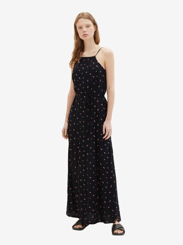 Robe d’été TOM TAILOR DENIM en noir : devant