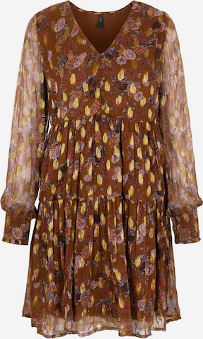 Y.A.S Shirt dress in Brown: front