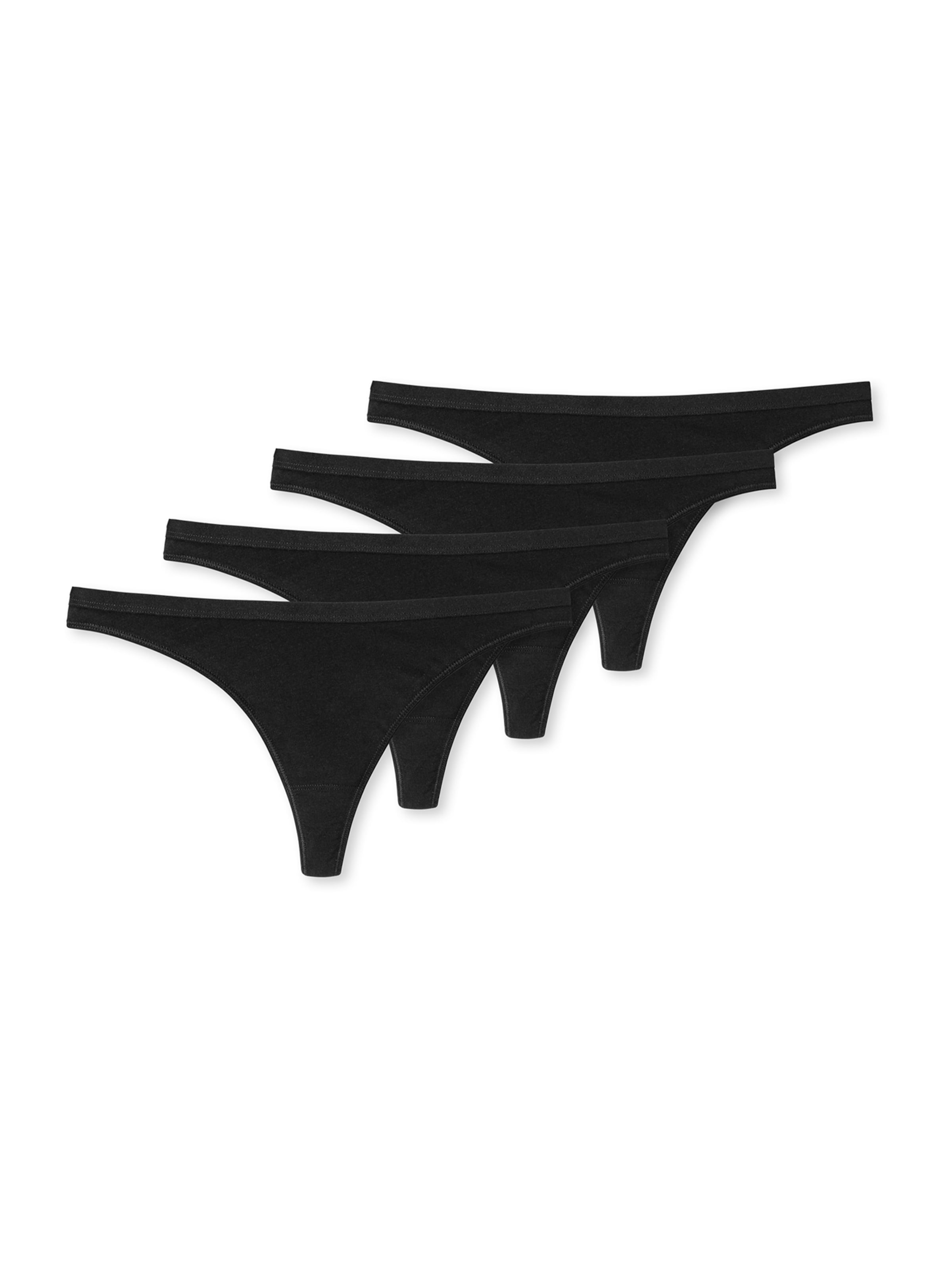 SCHIESSER String ' Serie 95-5 ' in Schwarz: Vorderseite