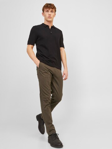 Slimfit Pantaloni chino 'JJIMarco Bowie' di JACK & JONES in marrone
