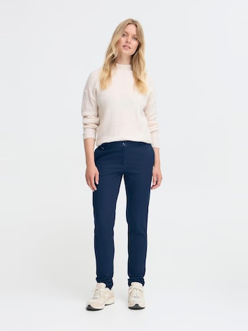 Oxmo - Regular Calças chino 'Iben' em azul: frente