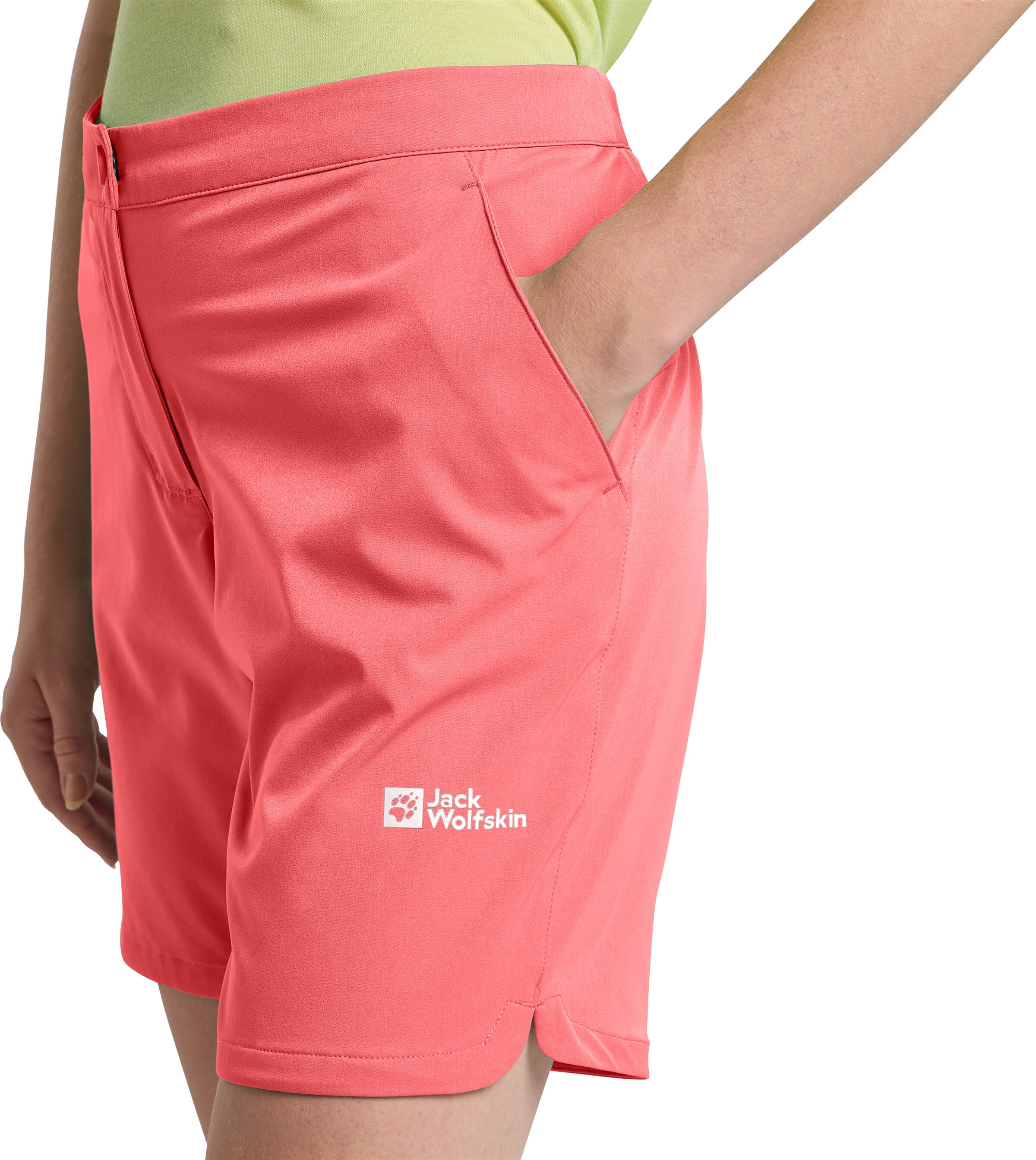 JACK WOLFSKIN Regular Workout Pants in Orange