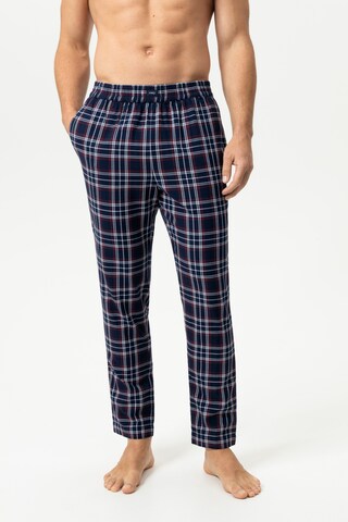Pantalon de pyjama 'Flanadian' Mey en bleu : devant