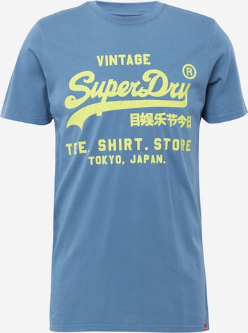 Superdry T-Shirt in Blau: predn�á strana