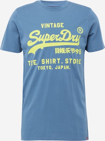 Superdry T-Shirt in Blau: predná strana