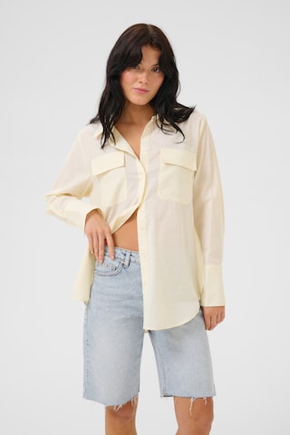 My Essential Wardrobe Blouse 'Skye' in Geel: voorkant