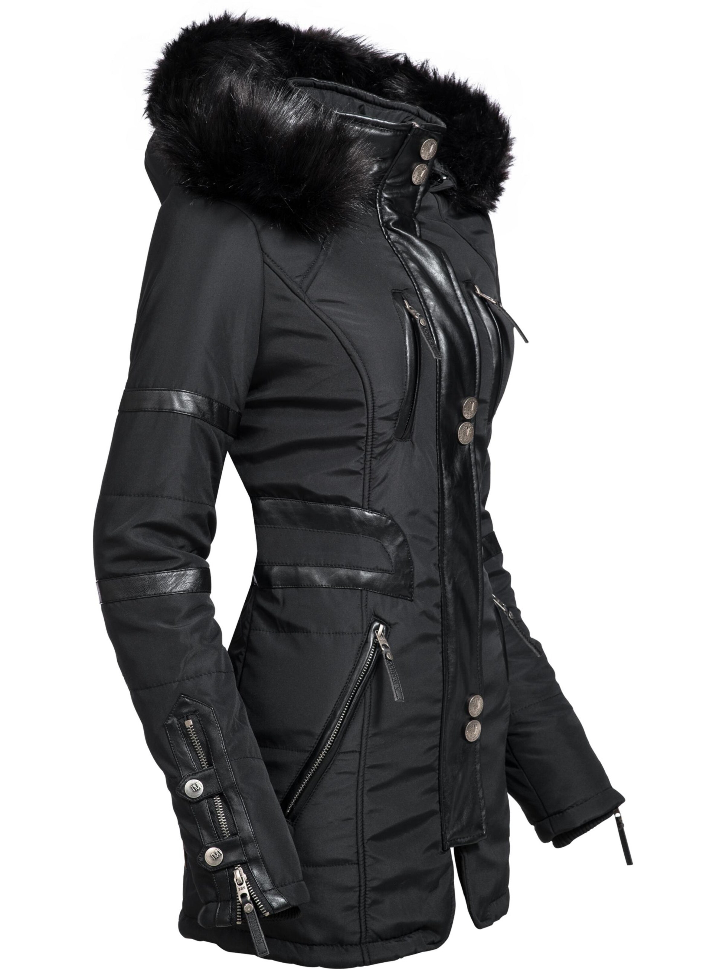 NAVAHOO Vinterjakke 'Moon' i sort