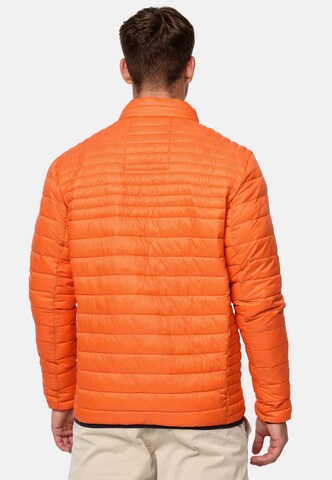 INDICODE JEANS Between-season jacket 'Islington' in Orange