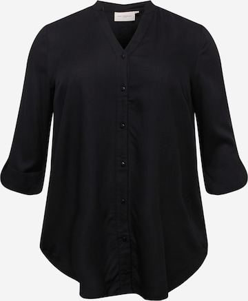 ONLY Carmakoma Blouse 'Rylee' in Black: front