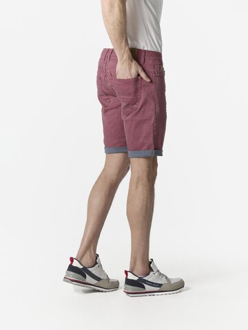 sarkans KOROSHI Standarta Džinsi