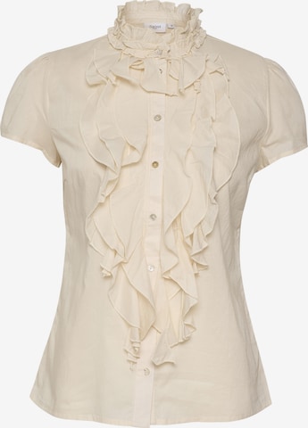 SAINT TROPEZ Blouse in Beige: front