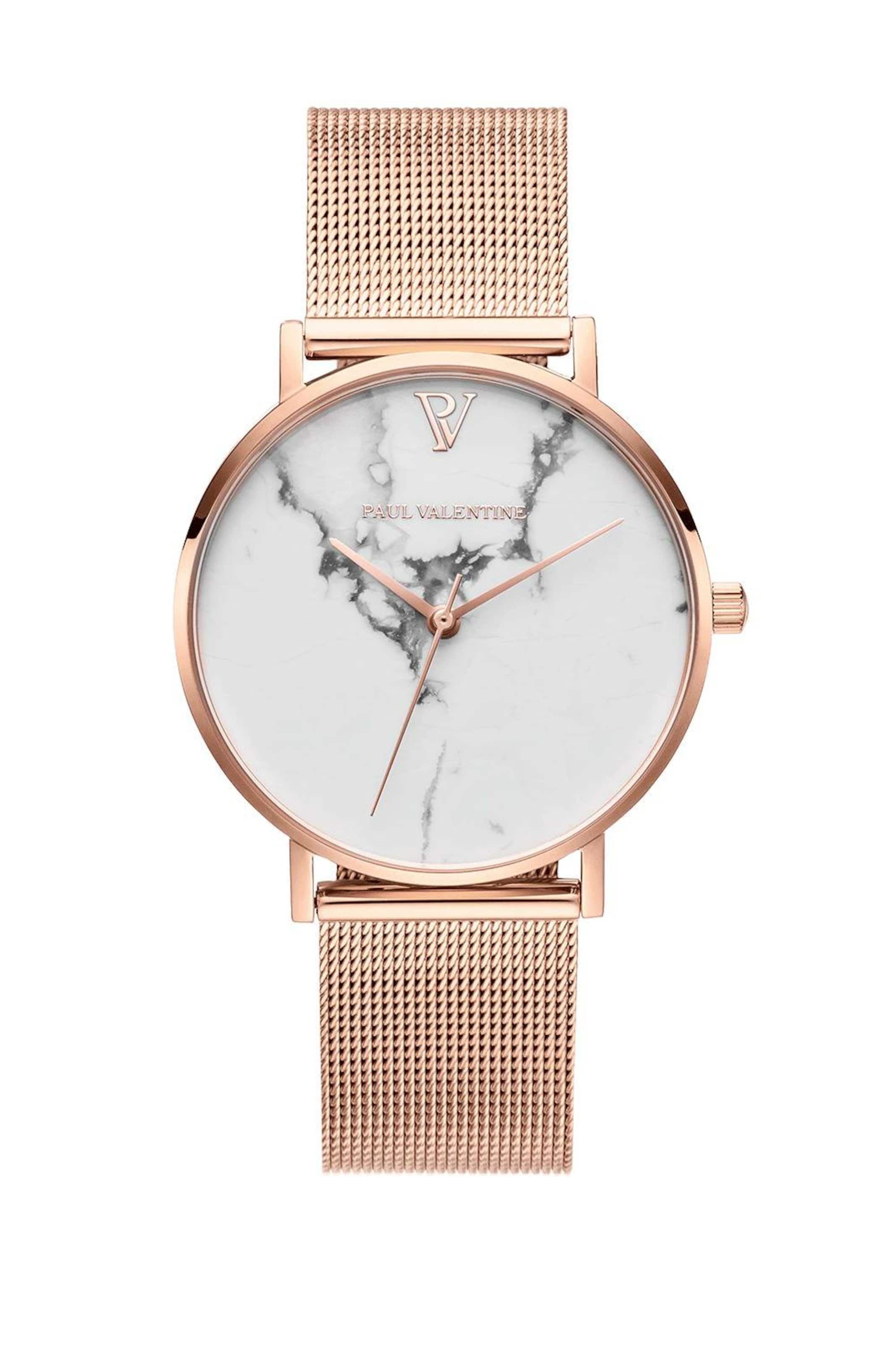 PAUL VALENTINE Uhr in Gold: Vorderseite